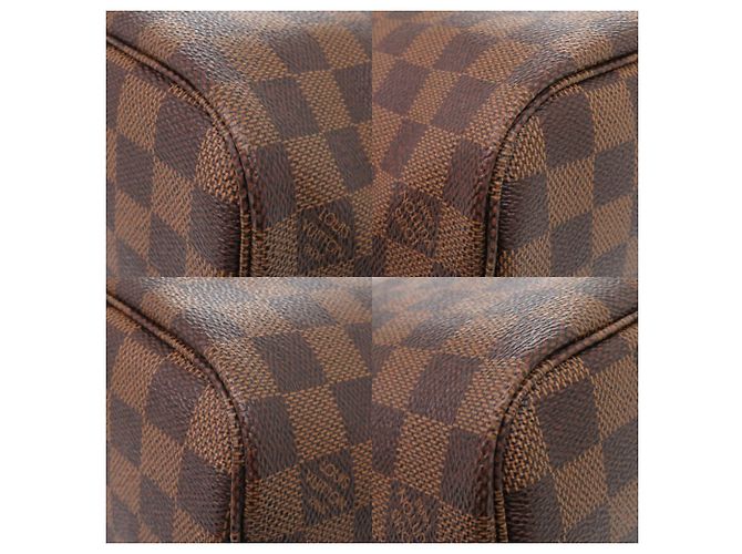Borsa Louis Vuitton Neverfull PM Fuschia Damier ebene - vista 4