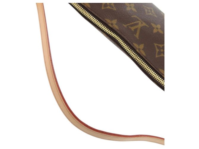 Borsa Louis Vuitton Pochette Accessoires Monogram Marrone Monogramma - vista 7