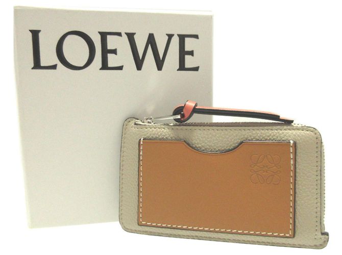 Tarjetero Anagram gris Loewe Castaño - vista 2