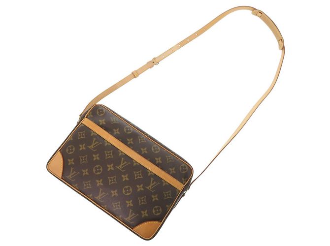 Borsa a Spalla Louis Vuitton Trocadero 30 Monogram Marrone Monogramma - vista 8
