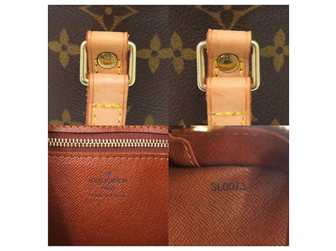 Borsa a Spalla Louis Vuitton Trocadero 30 Monogram Marrone Monogramma - vista 9
