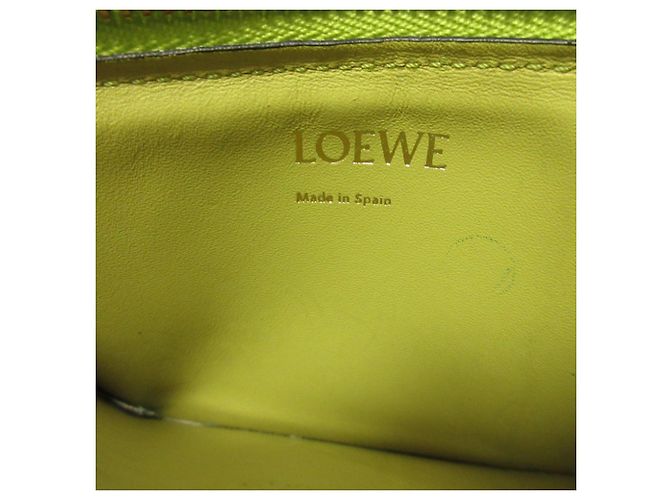 Tarjetero de cuero verde Loewe - vista 7