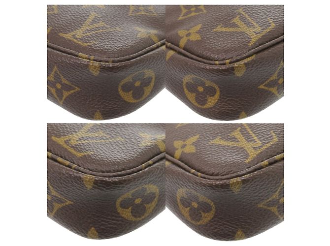 Sac à main Louis Vuitton Pochette Accessoires Monogram Marron Monogramme - vue 4