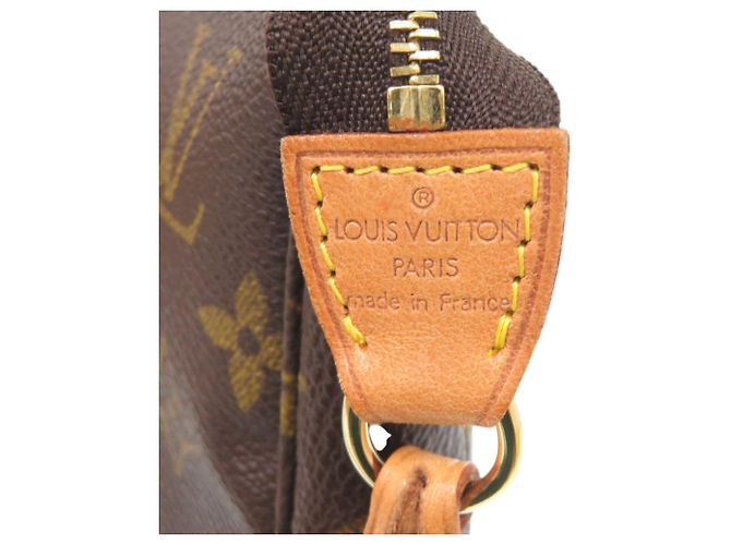 Sac à main Louis Vuitton Pochette Accessoires Monogram Marron Monogramme - vue 8