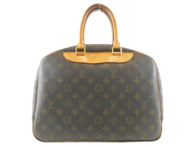 Borsa Louis Vuitton Monogram Bowling Vanity Marrone - vista 2