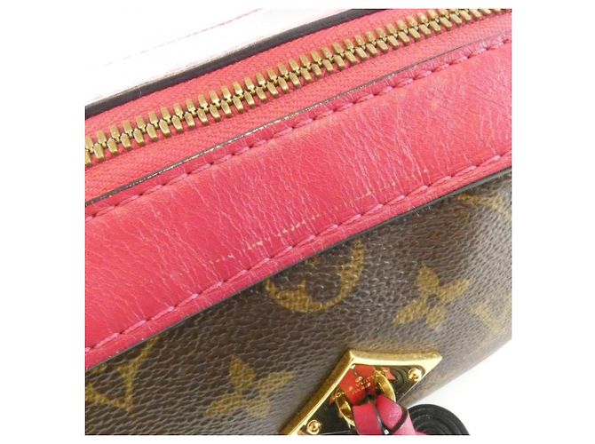 Borsa a tracolla Louis Vuitton Monogram Saint-Onge Marrone - vista 4