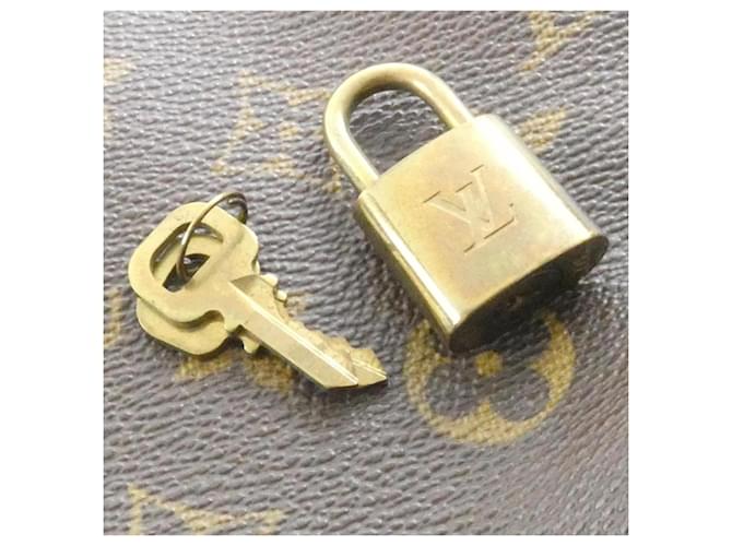 Borsa Louis Vuitton Monogram Lockit Marrone - vista 3