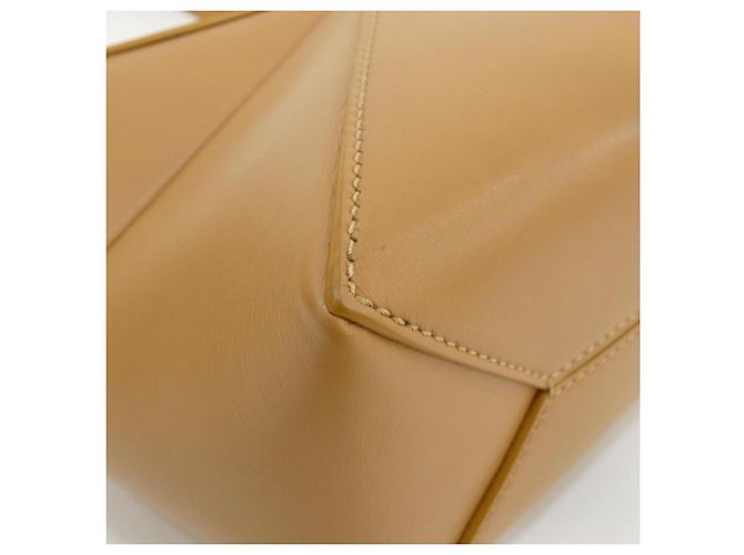 Borsa Tote Mini Loewe Puzzle Fold Beige - vista 3