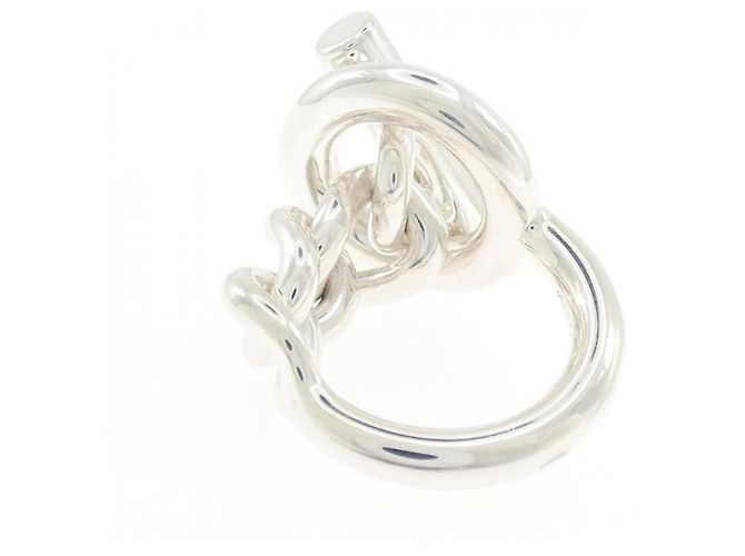 Ring Anello Croisette di Hermès Argento - vista 3
