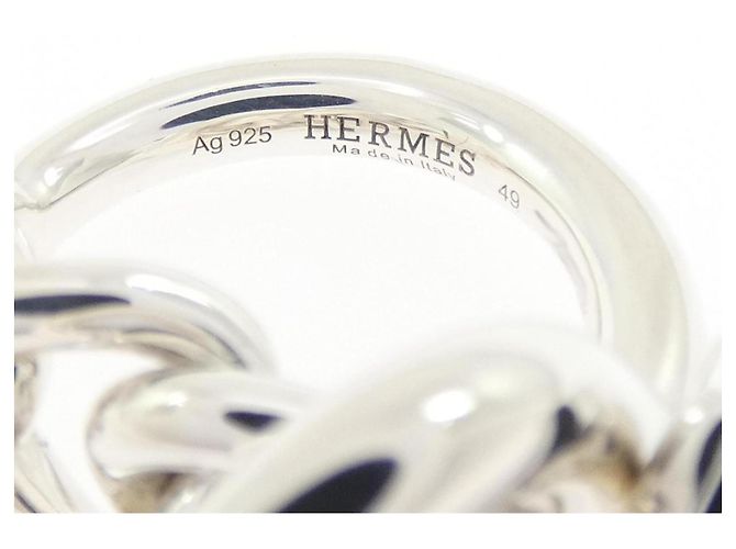 Ring Anello Croisette di Hermès Argento - vista 4