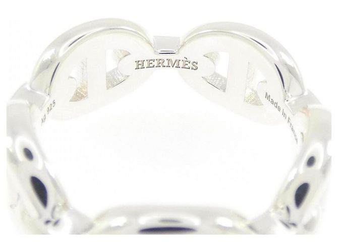 Hermes Hermès Chaine d'Ancre Enchainée Ring Argento - vista 3