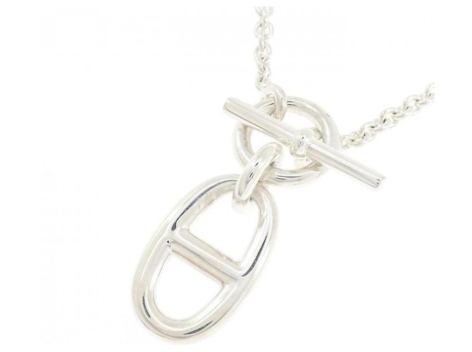 Collana Chaine d'Ancre Hermès Argento - vista 3
