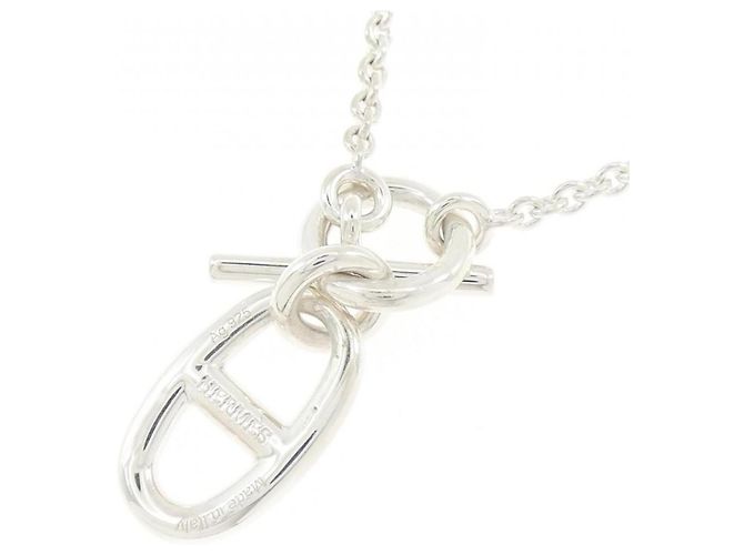 Collana Chaine d'Ancre Hermès Argento - vista 4