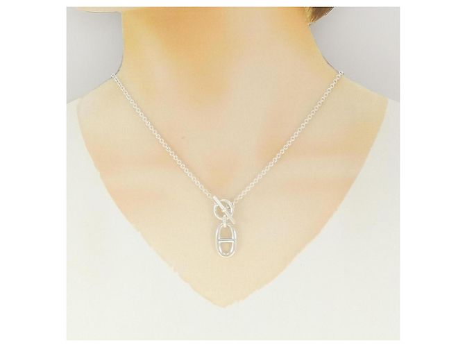 Collana Chaine d'Ancre Hermès Argento - vista 6