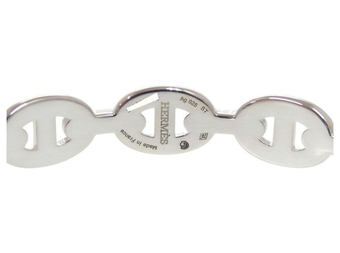 Hermès Bracciale Chaine d'Ancre Enchainée Hermes Argento - vista 5