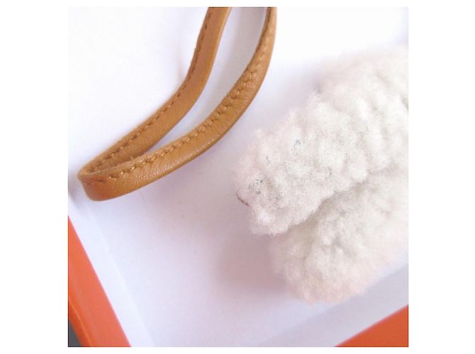 Hermès Portachiavi Hermes Buddy U Charm Marrone - vista 4