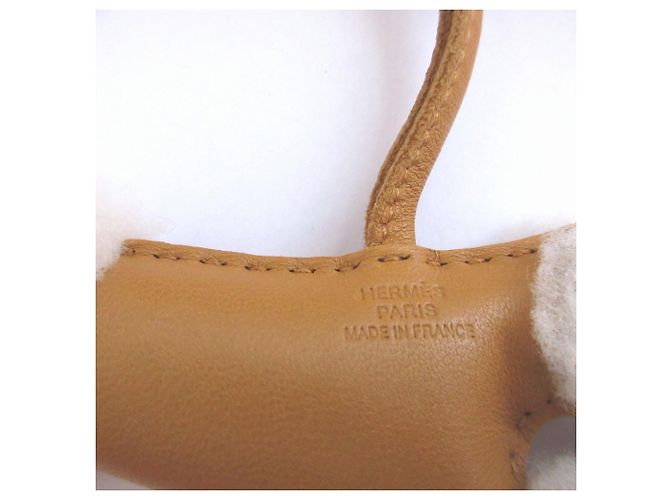Hermès Portachiavi Hermes Buddy U Charm Marrone - vista 6