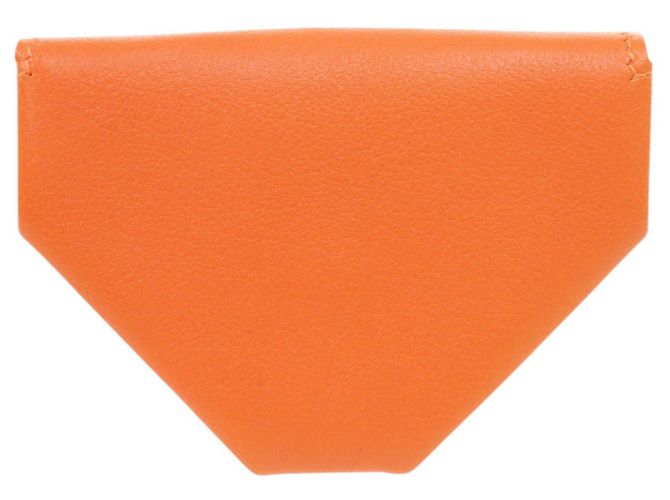 Monedero Le Vingt-Quatre Hermès Naranja - vista 3
