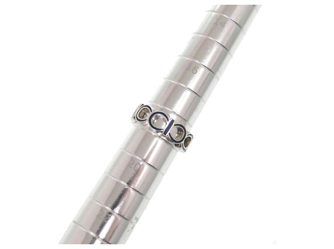 Anello blu in argento sterling 925 con G intrecciato di Gucci - vista 10
