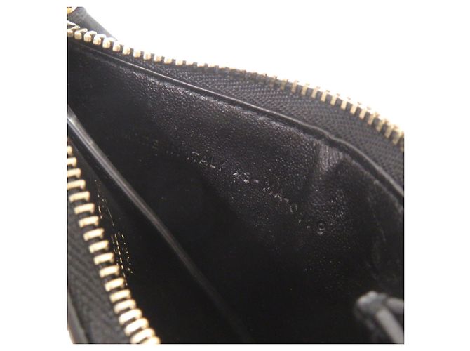 Monedero de cuero negro Saddle de Christian Dior - vista 5