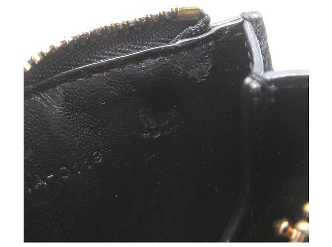 Monedero de cuero negro Saddle de Christian Dior - vista 9