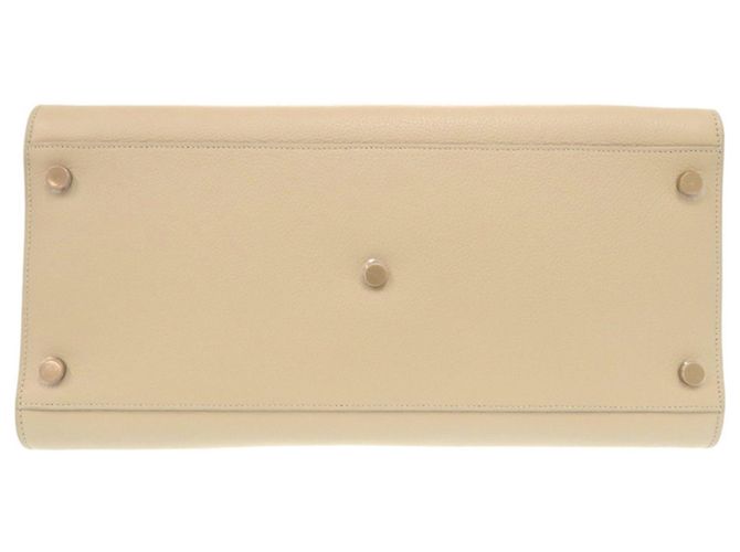 Borsa Yves Saint Laurent Sac de Jour Medium Beige - vista 4