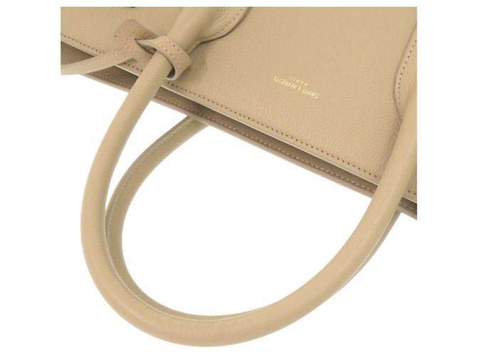 Borsa Yves Saint Laurent Sac de Jour Medium Beige - vista 6