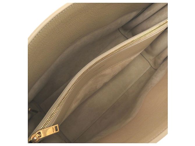 Borsa Yves Saint Laurent Sac de Jour Medium Beige - vista 8