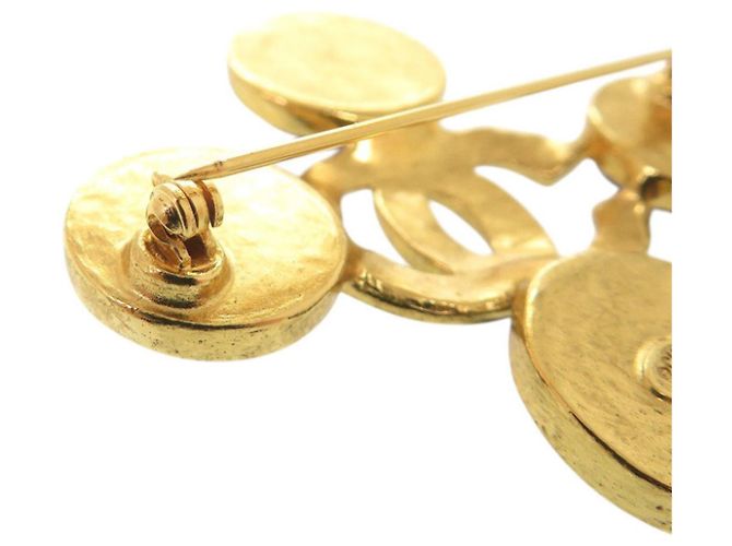 Spilla Chanel Vintage Gold D'oro - vista 5