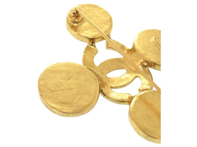 Spilla Chanel Vintage Gold D'oro - vista 6