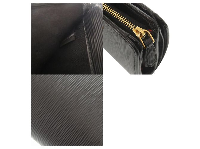 Prada Logo Vitello Move Leather Black Bi-fold Wallet - view 10