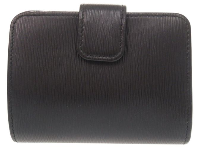 Prada Logo Vitello Move Leather Black Bi-fold Wallet - view 3