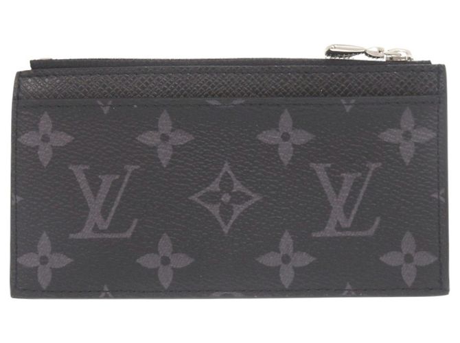 Portacarte e portamonete Louis Vuitton Taigarama Monogram Eclipse Nero Monogramma - vista 2