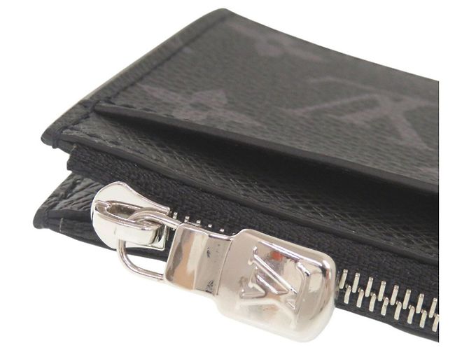 Portacarte e portamonete Louis Vuitton Taigarama Monogram Eclipse Nero Monogramma - vista 6