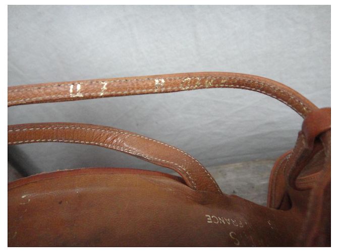 Charles Jourdan Vintage-Sandaletten mit Absatz Braun - Ansicht 7