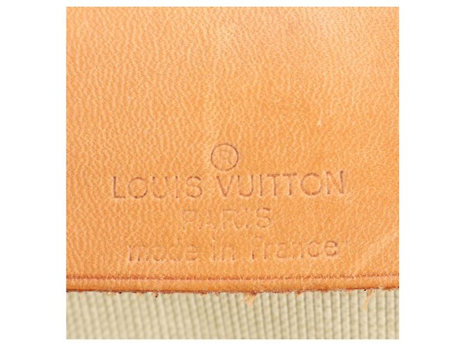 Borsa Boston Louis Vuitton Monogram Sirius 55 in pelle Marrone - vista 10