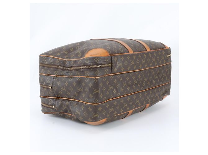 Borsa Boston Louis Vuitton Monogram Sirius 55 in pelle Marrone - vista 5