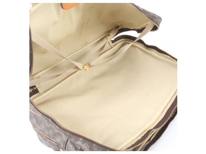 Borsa Boston Louis Vuitton Monogram Sirius 55 in pelle Marrone - vista 7