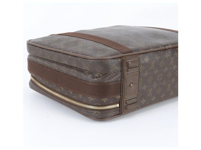 Borsa Boston Louis Vuitton Monogram Satellite 53 Marrone - vista 5