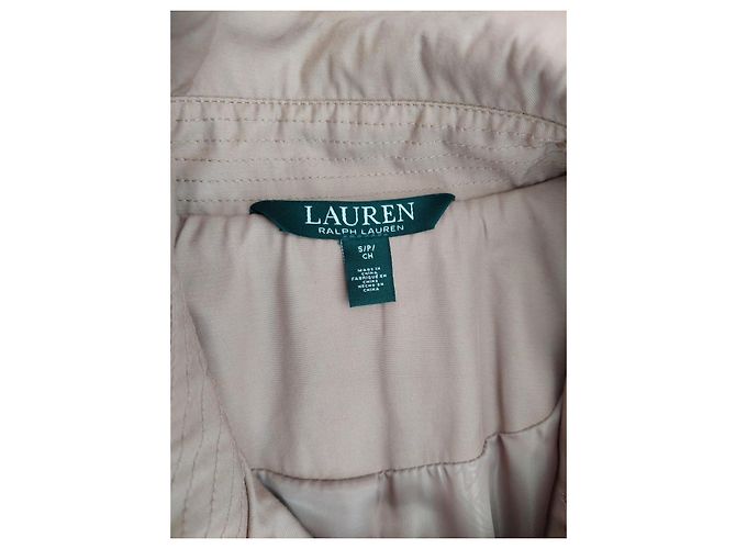 Polo Ralph Lauren Gabardina Lauren Ralph Lauren de algodón beige - vista 3