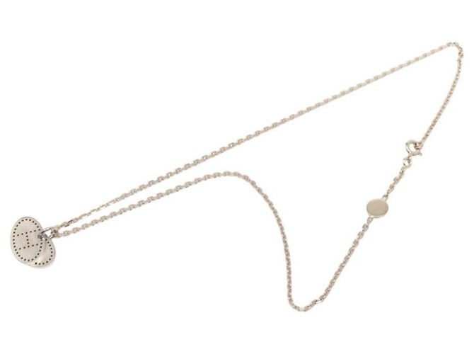 Hermès Hermes Eclipse Evelyne Halskette Silber - Ansicht 3