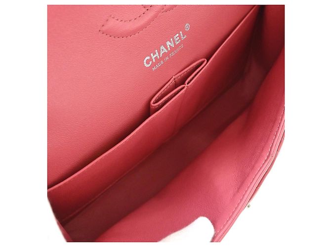 Chanel Timeless - Classic Double Flap Lambskin Medium Rosa - vista 3