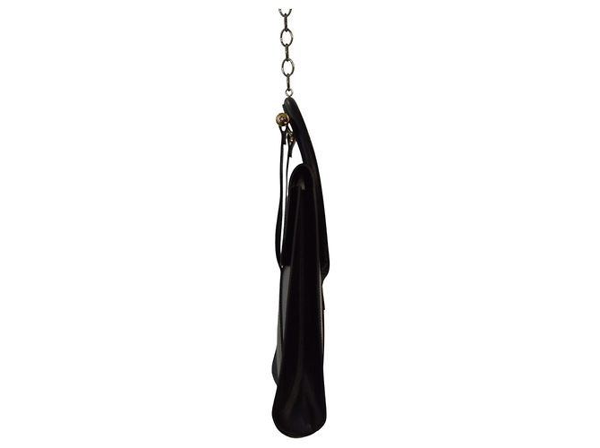 Montblanc Valigetta in pelle liscia nera Nero - vista 4
