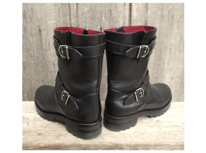 Botas de cuero negro Bally - vista 4