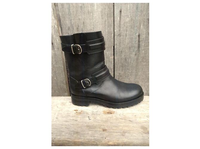 Botas de cuero negro Bally - vista 8