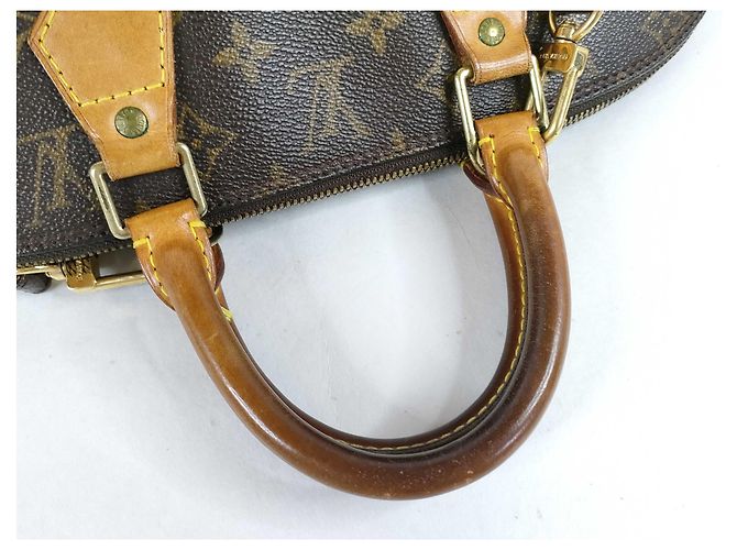 Louis Vuitton Vintage Alma Monogram Canvas PM Marrone - vista 3