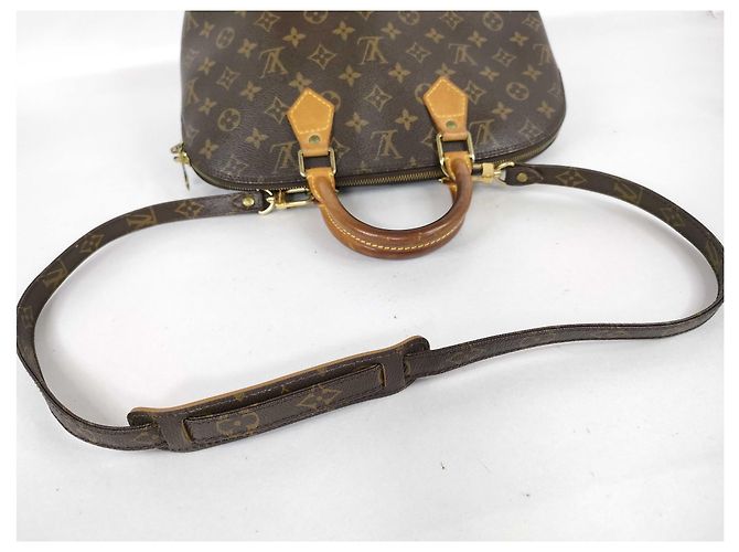 Louis Vuitton Vintage Alma Monogram Canvas PM Marrone - vista 6
