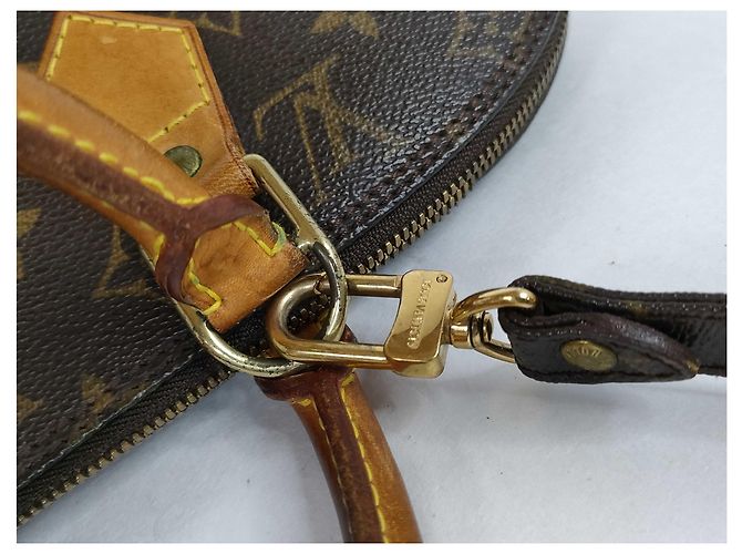 Louis Vuitton Vintage Alma Monogram Canvas PM Marrone - vista 7