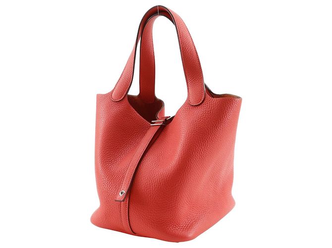 Hermès Hermes Picotin Lock Clemence GM Rosa - vista 2
