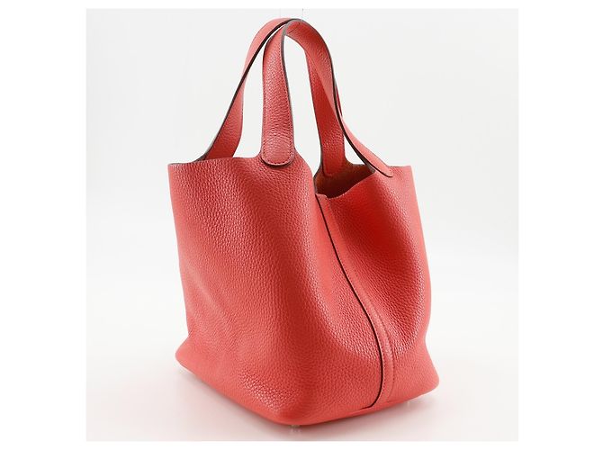 Hermès Hermes Picotin Lock Clemence GM Rosa - vista 3